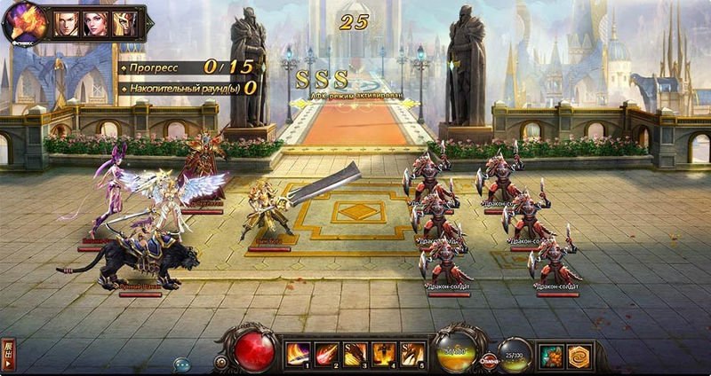 онлайн браузерная игра Dragon Knight