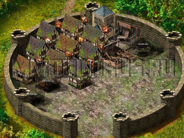 деревня в игре Stronghold Kingdom деревня в игре Stronghold Kingdom