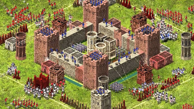 сражение в игре Stronghold Kingdom сражение в игре Stronghold Kingdom