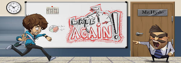 Late again Late again